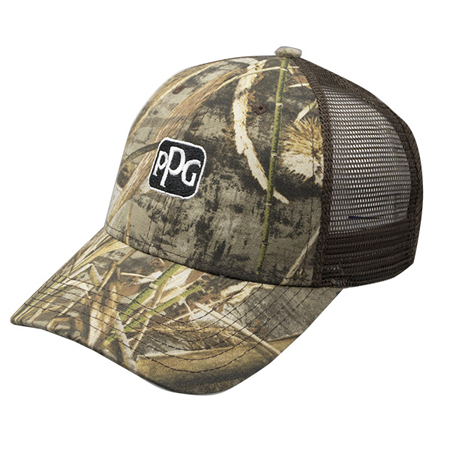 Solid Color Mesh Back Camo Cap product image