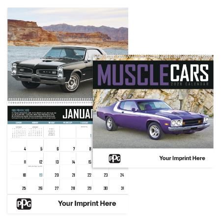 Muscle Cars Calendar-PPG product image